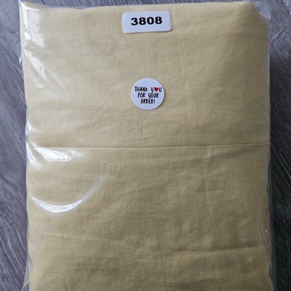 TALBOTS Linen Blazer Womens Size 16 Yellow Open Front Jacket Polyester Lining - Picture 15 of 16